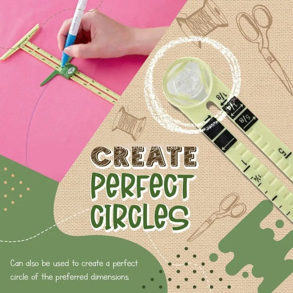 

Auxiliary Sliding Sewing Accessories 5-IN-1 Gauge Drawing tools Tailor Ruler Measuring Ruler Patchwork Tool