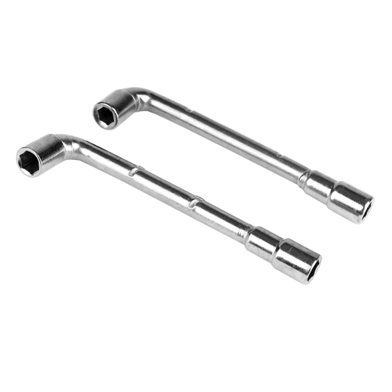 Pipe Socket Wrench 6mm 7mm L-shaped Perforated Elbow Hexagonal Wrench Double-Head For 3D Printer MK8/E3D Nozzle