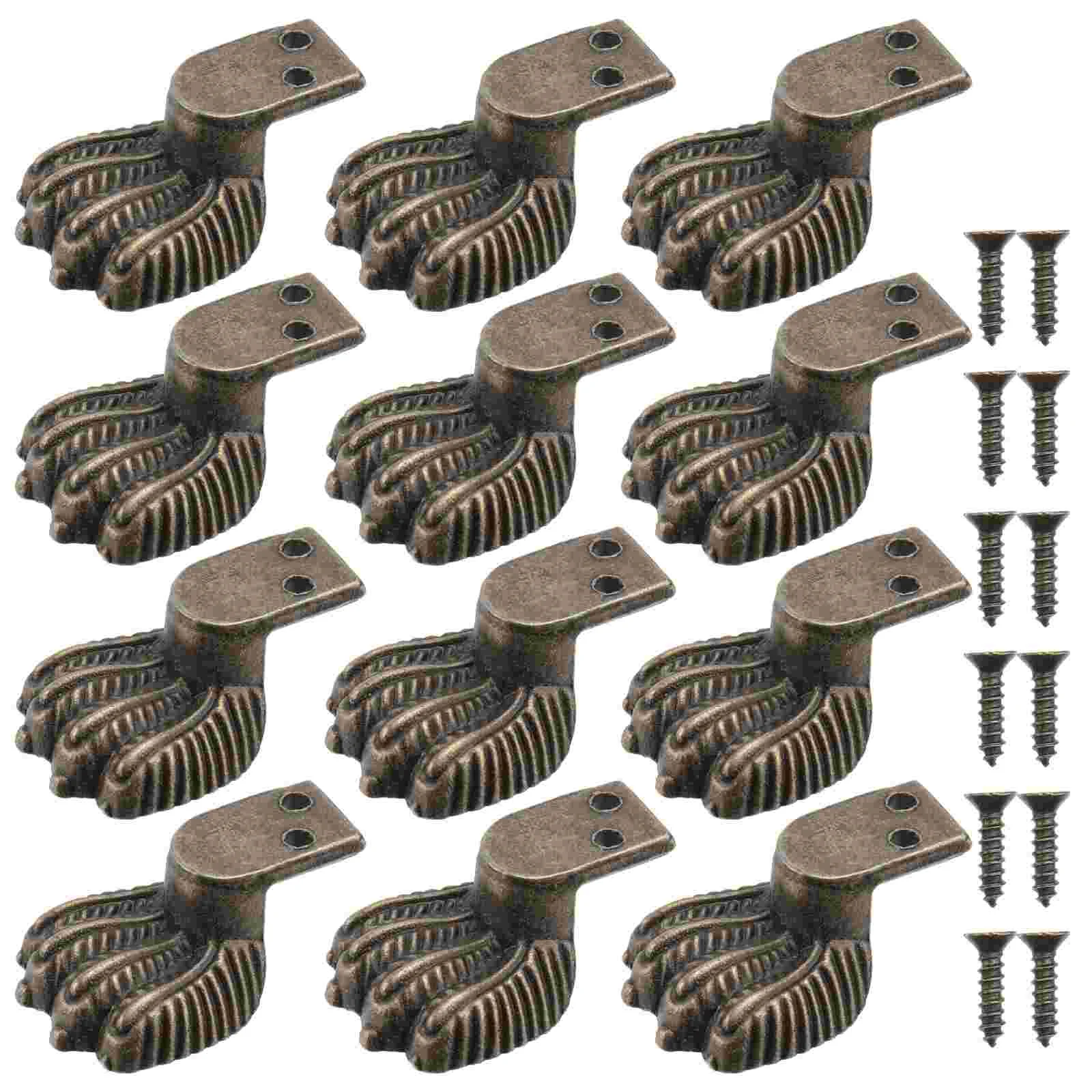 12 шт., протектор для ножек из цинкового сплава