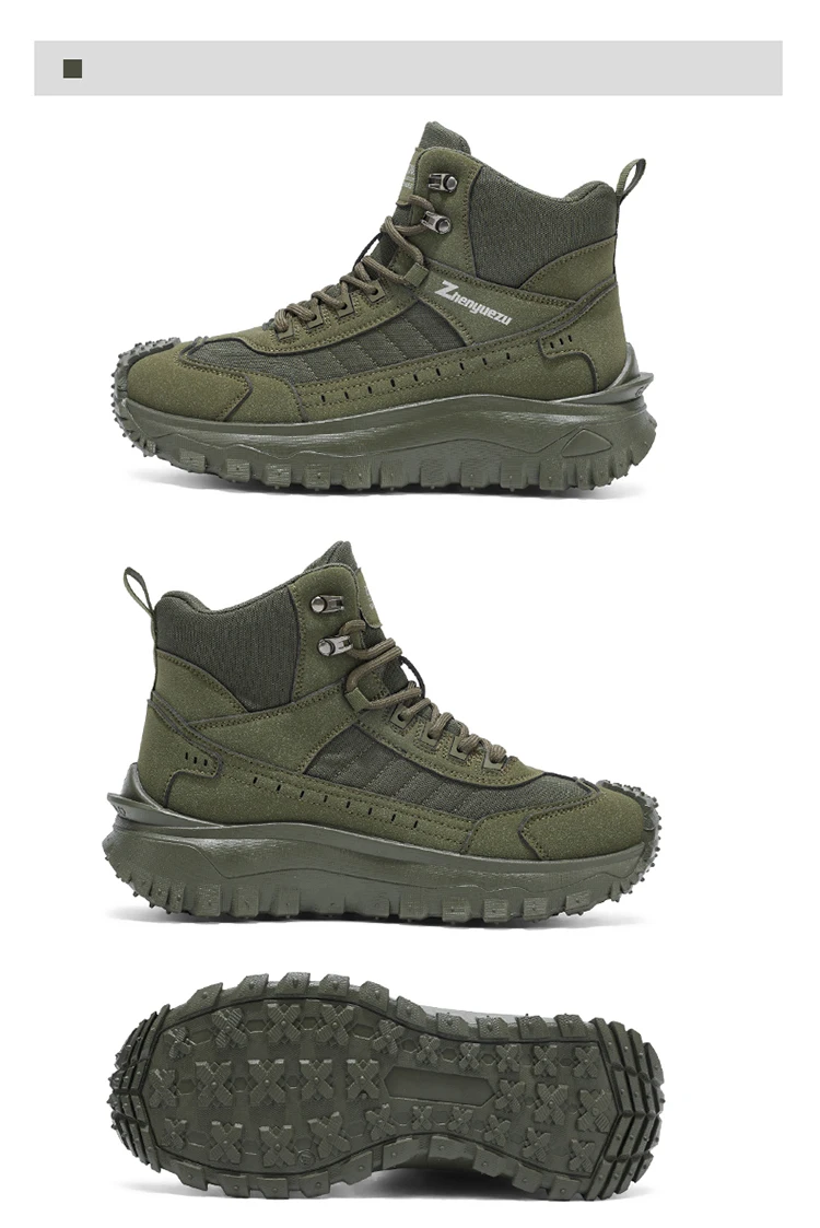 Neue Herbst-High-Top-Sport-Wanderstiefel in großen Größen, bequem mit dicken Sohlen, leicht und lässig, geeignet für tägliche Outdoor-Aktivitäten, Wandern, Reisen, Bergsteigen und Campingausrüstung für alle Jahreszeiten. – Detail 22