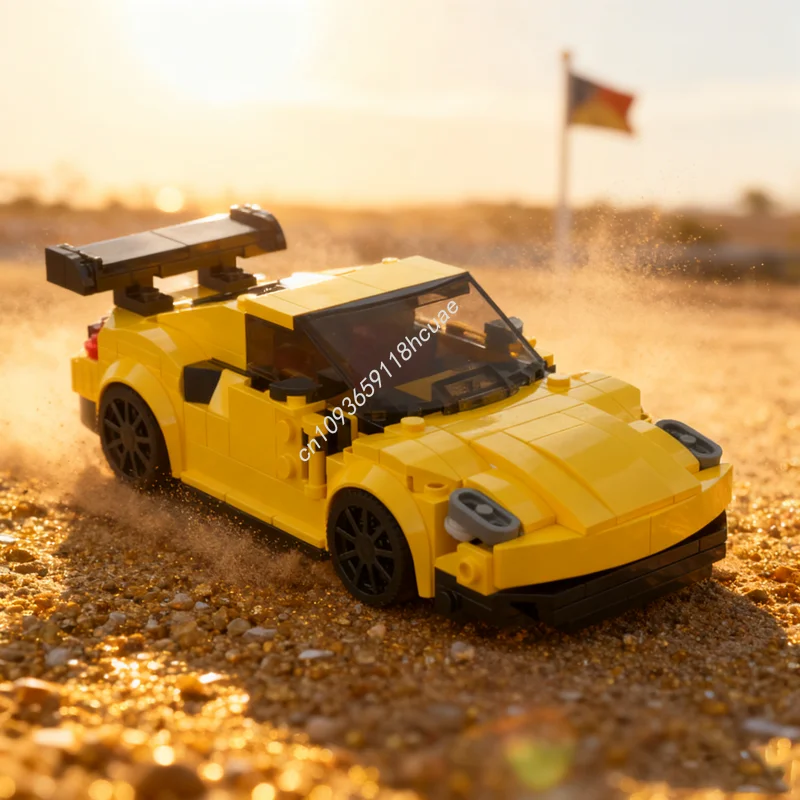 

259pcs MOC Porscheed City Champions Model Building blocks Architecture Christmas gifts DIY toys creative idea Kids Birthday