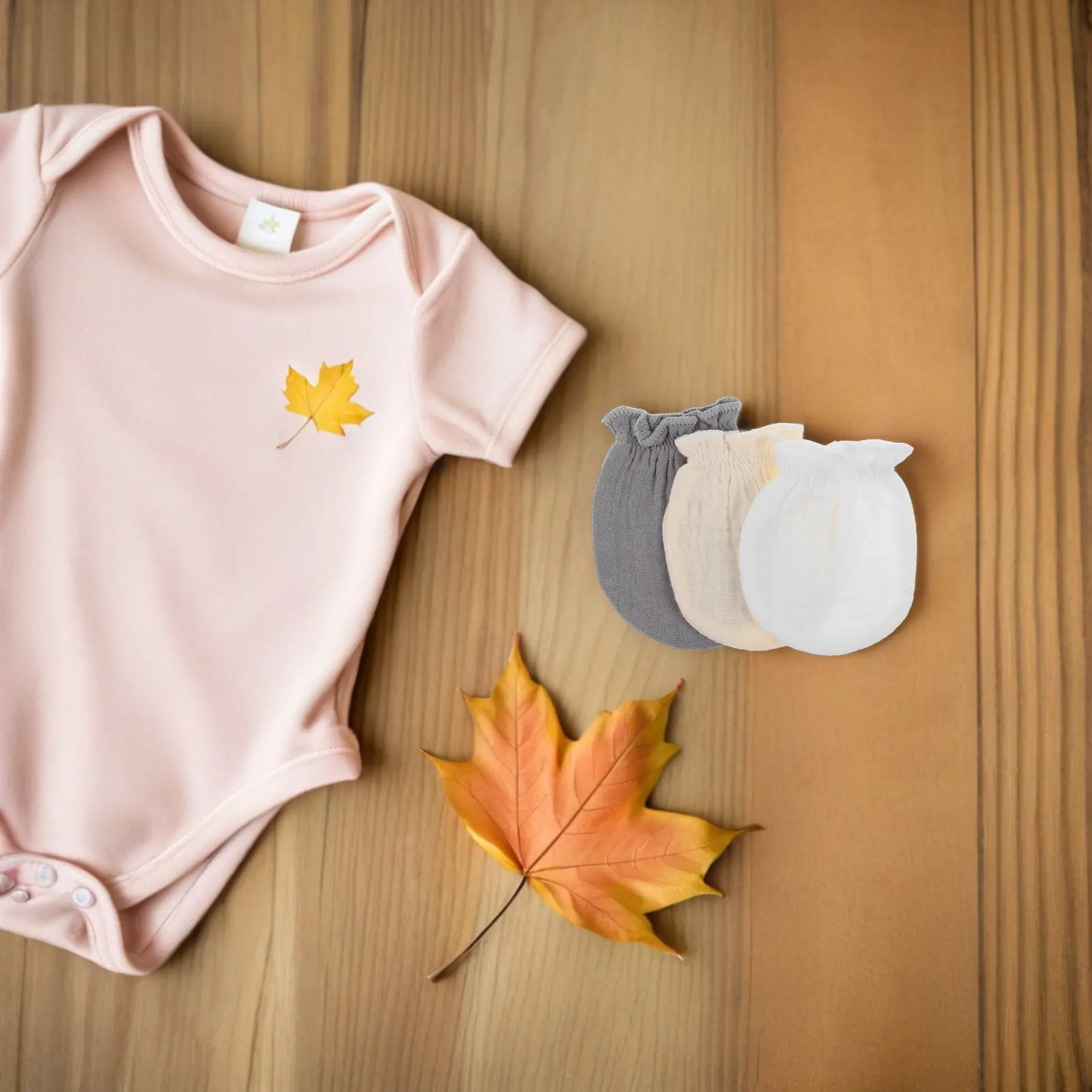 

6 пар детских варежек для новорожденных, защитные от царапин, дышащие, мягкие, для малышей, которые прорезывают зубы, для использования весной, летом и осенью