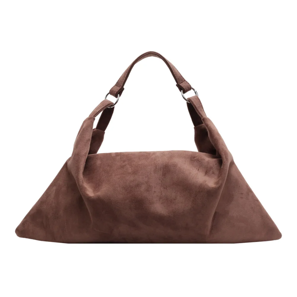 

Women Tote Bag Shoulder Satchel Bag Large Capacity Faux Suede Slouchy Hobo Bag Retro Casual Ladies Satchel for Shopping Travel