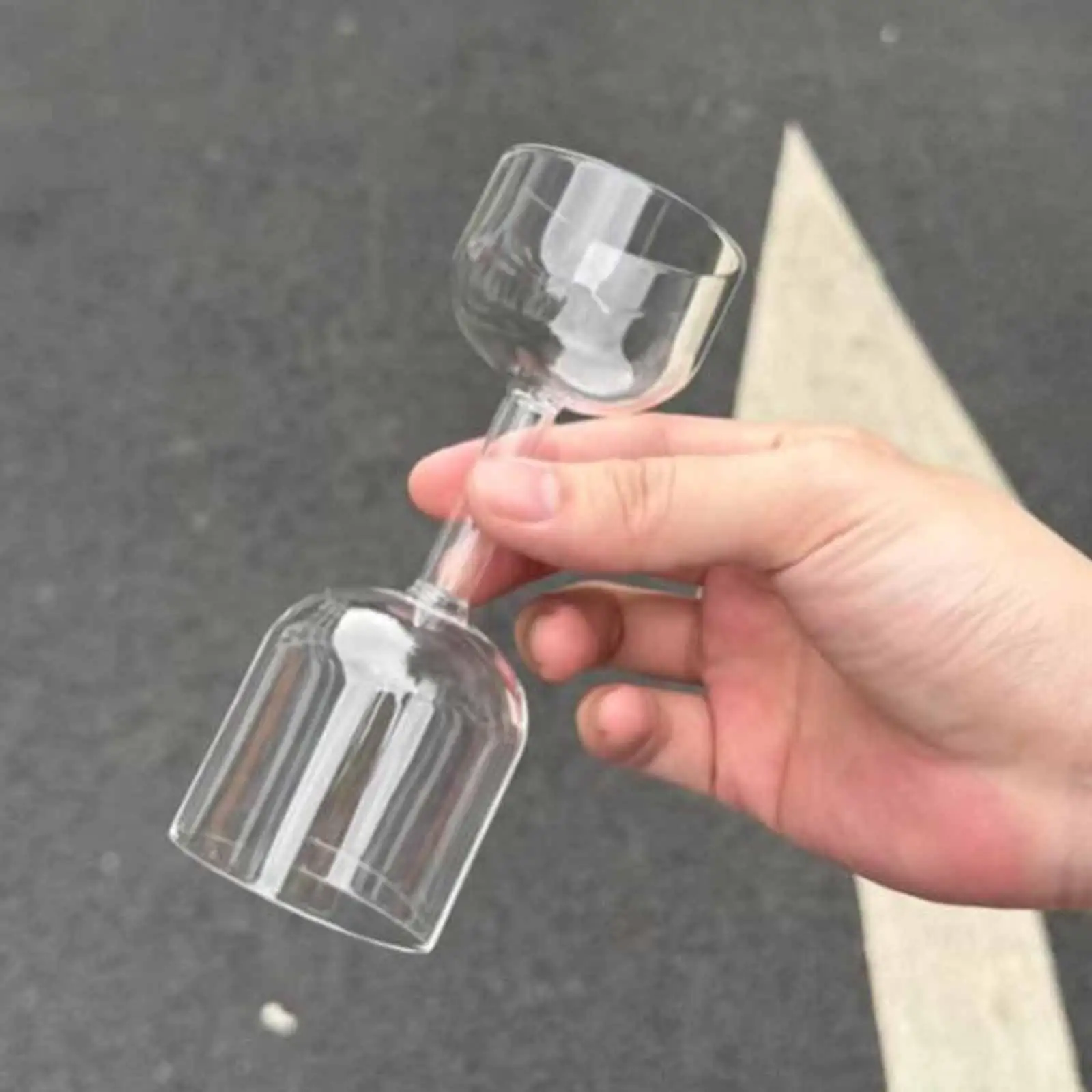 

Transparent Glass Sound Bowl Small Sound Bowl Birthday Gift Handheld Bell Percussion Instrument for Relaxation Family Members