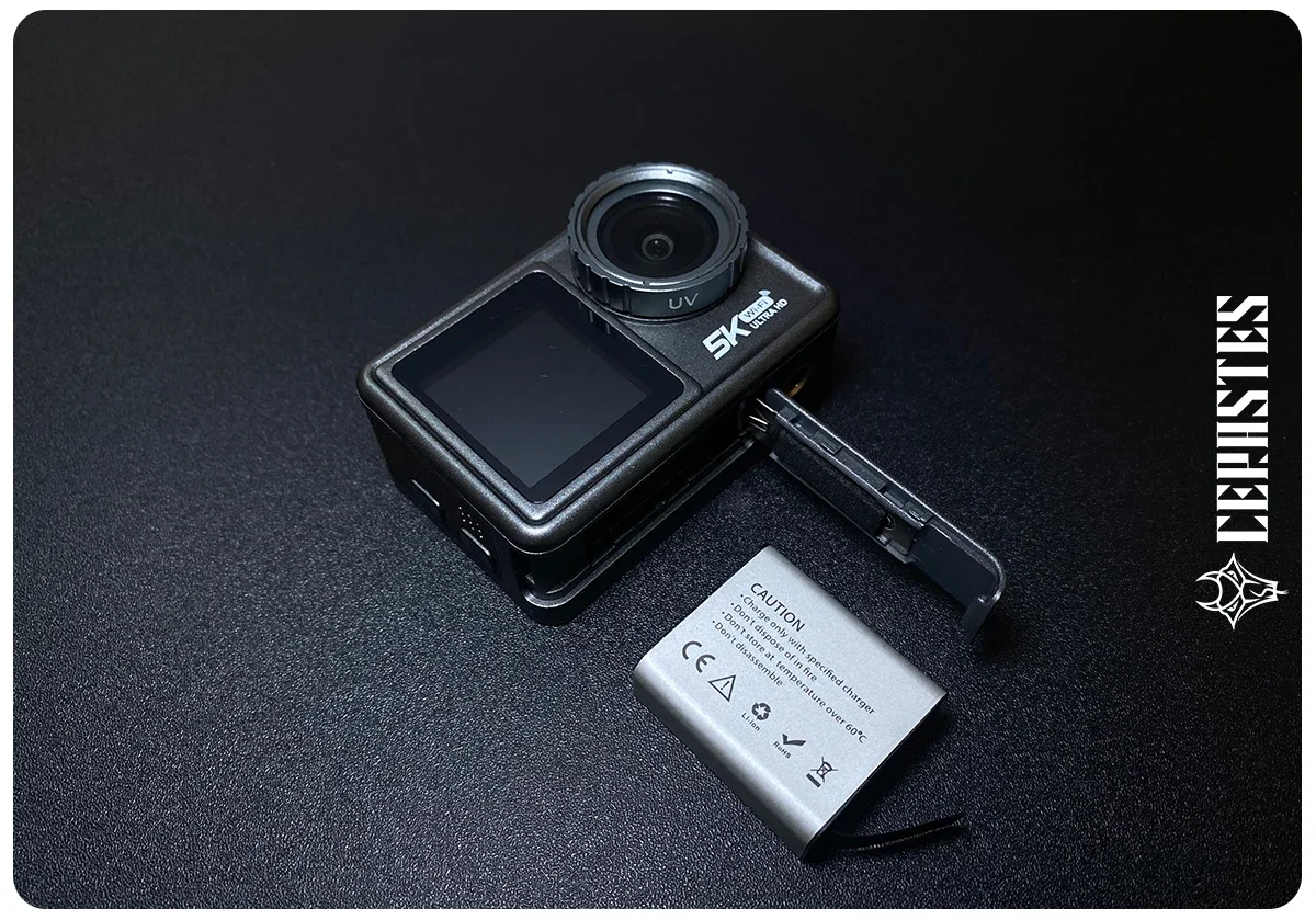 كاميرا CERASTES Action 5K 4K 60FPS EIS عدسة قابلة للتبديل 48 ميجابكسل تكبير كاميرا مثبت إلكتروني كاميرا عمل WiFi لمدونة الفيديو