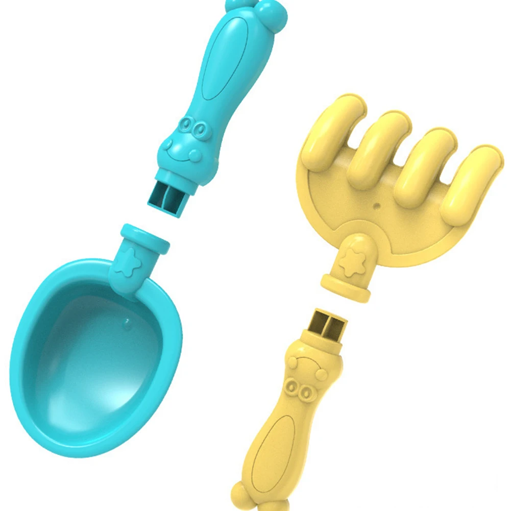 Sand Castle Building Kit 14Pcs Beach  with Sand Castle Molds Watering Can Rake Shovel Sand Castle  for Beach for Kids