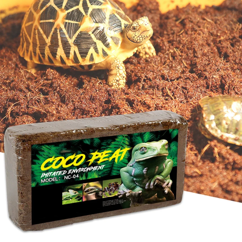 Reptile Nutrition Soil Coconut Mat Fiber Substrate for Reptiles Natural Coir Bedding for Tortoises Lizards Terrarium Accessories