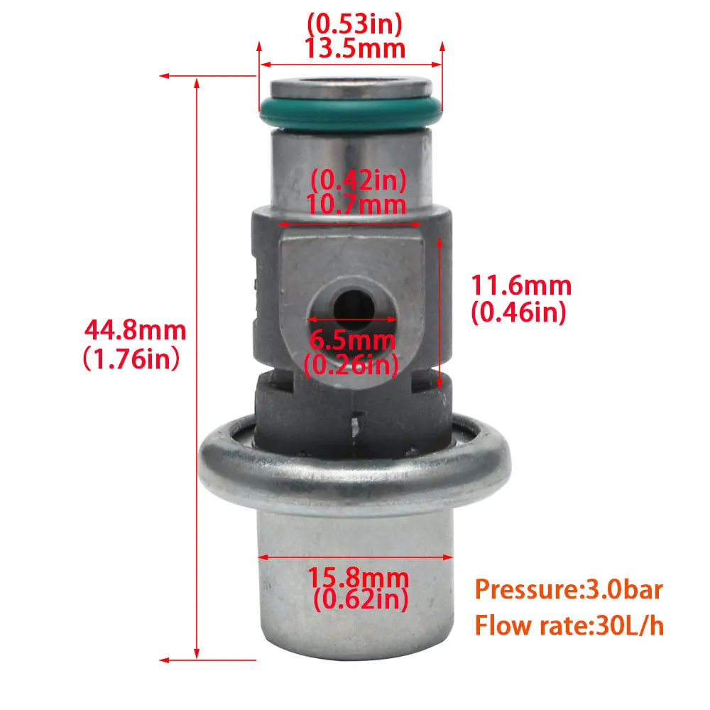 Fuel Pressure Regulator Pressure 3.0bar Flow rate 30L/h For Kawasaki ER-6N 2006-2011 Motorcycle Accessories