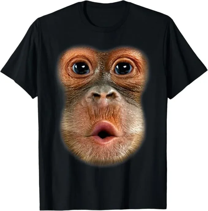 Monkey Stomach Funny Meme Cool Trending Viral Video T-Shirt