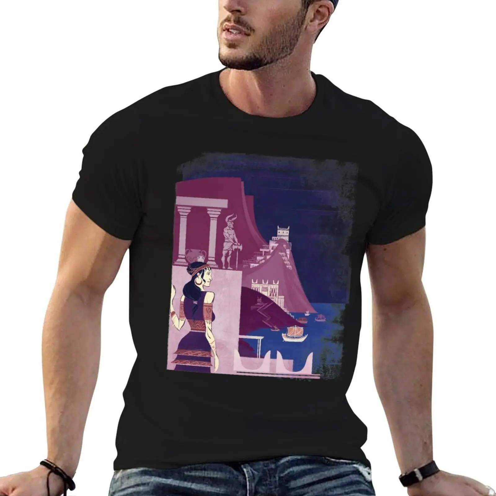 

Ancient Minoan Civilization - Minotaur - Cretan Bronze Age History - Minos T-Shirt funny t shirts man cotton tshirt 100% T-Shirt