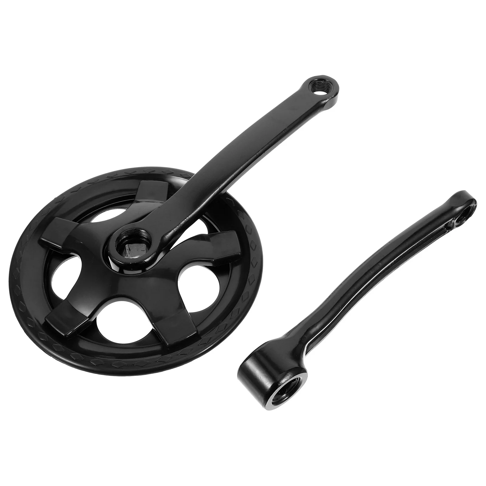 

1Set Bicycle Chainring Crankset Sturdy Square Hole Crank Arm Universal Riding Bike Crank Arm Replacement Tool Taper Crankset