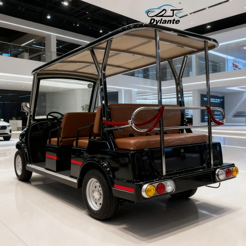 Manufacturer Affordable Lead-Acid Battery And Lithium Battery Optional Powered Electric Sightseeing Shuttle Bus Pure For Adults
