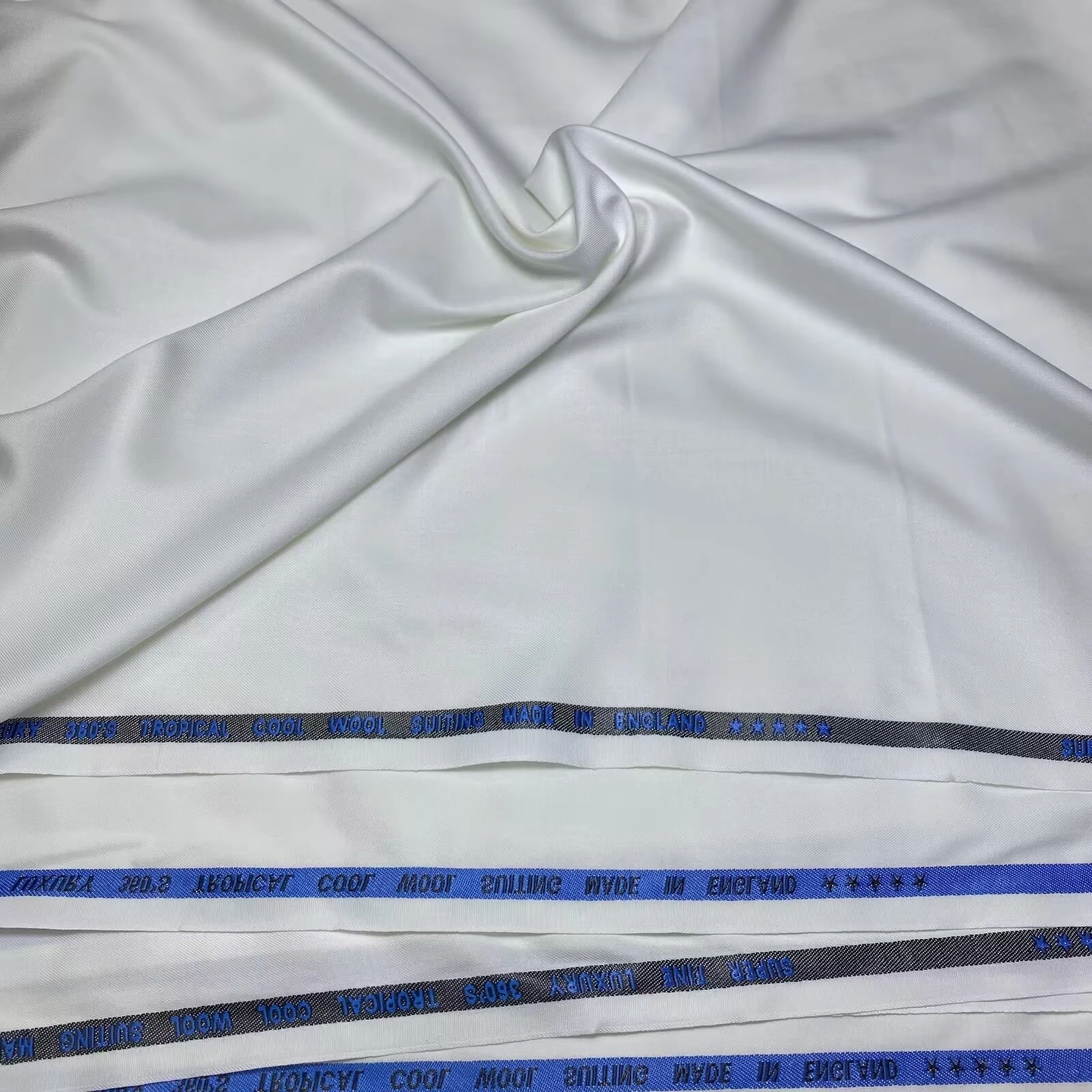 5 Yards African Soft Atiku Fabric For Men Suit Making Swiss Material 100% Cotton Pure white For Clothes Material Sewing Wedding