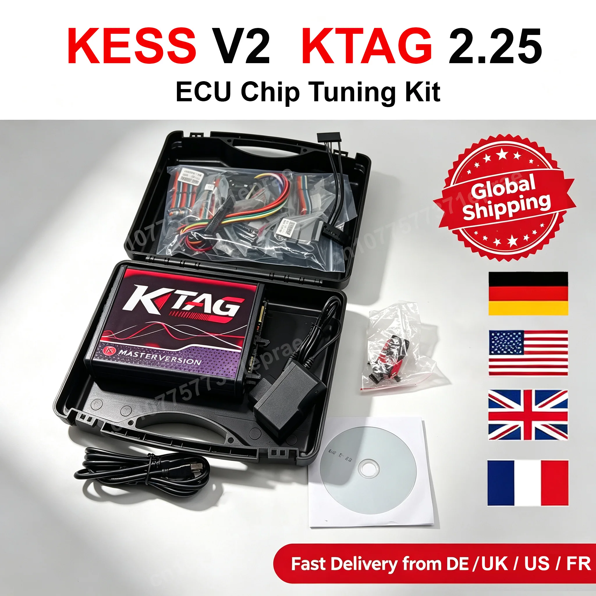 Lokales Lager Unbegrenzt EU Red Kess V2 V5.017 2.80 OBD2 Auto-LKW ECU Chip-Tuning KTAG 7.020 2.25 Ohne Token-Beschränkung