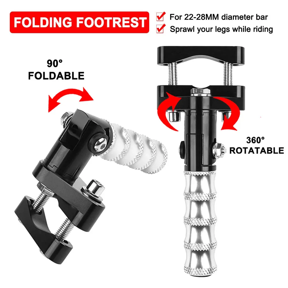 

22MM-28MM Bar Lazystep Highway Folding Footrests For Harley Pan America 1250 Special For Royal Enfield Himalayan For CSC RX4 Adv