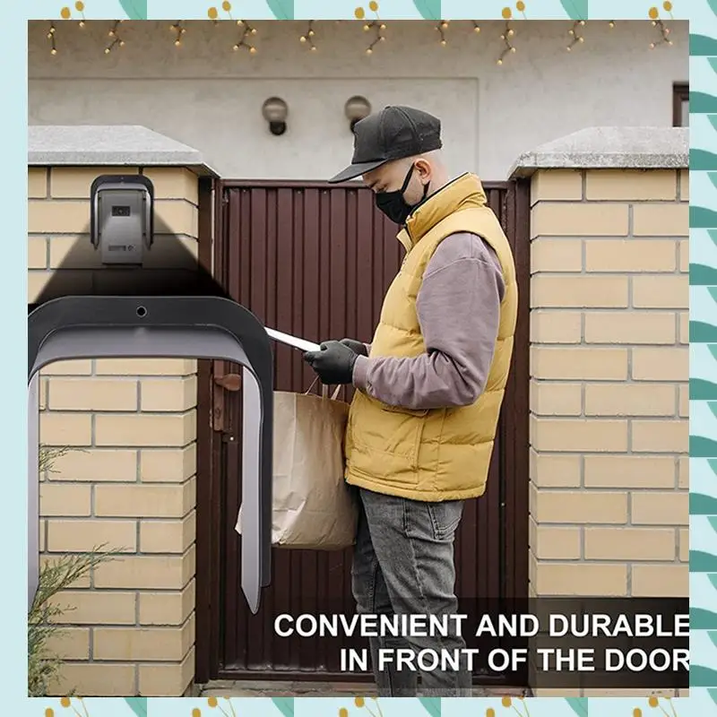 

A71P Doorbell Rain Cover Doorbell Sun Protection Box Socket Rain Cover Visual Access Control Machine Wind Shield