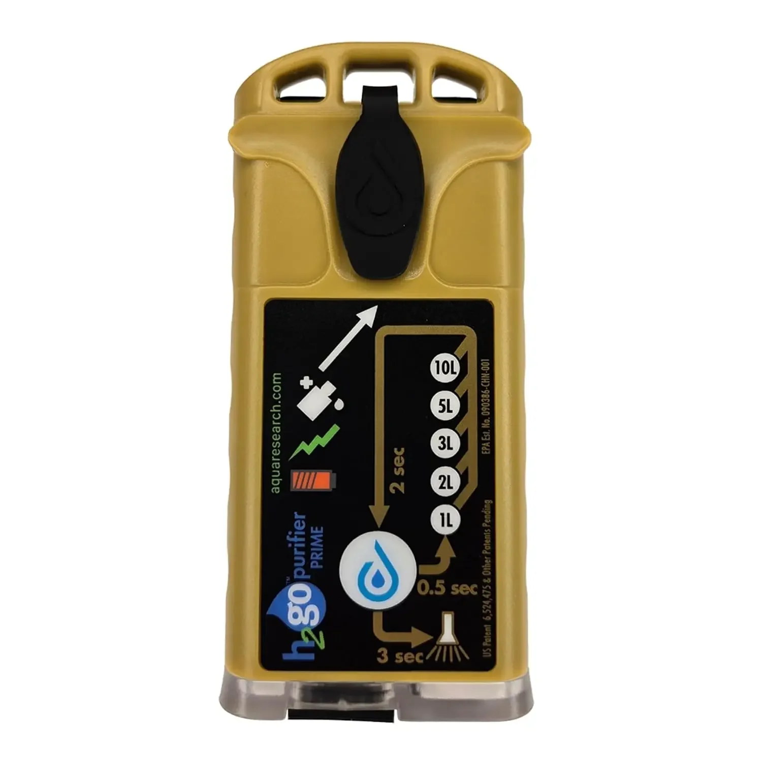 US Shipping Brand new Prime Survival Water Purifier USB-C, 5 mg/L, Camping Water Purifier, Tactical Survival Gear, Emergency Wat