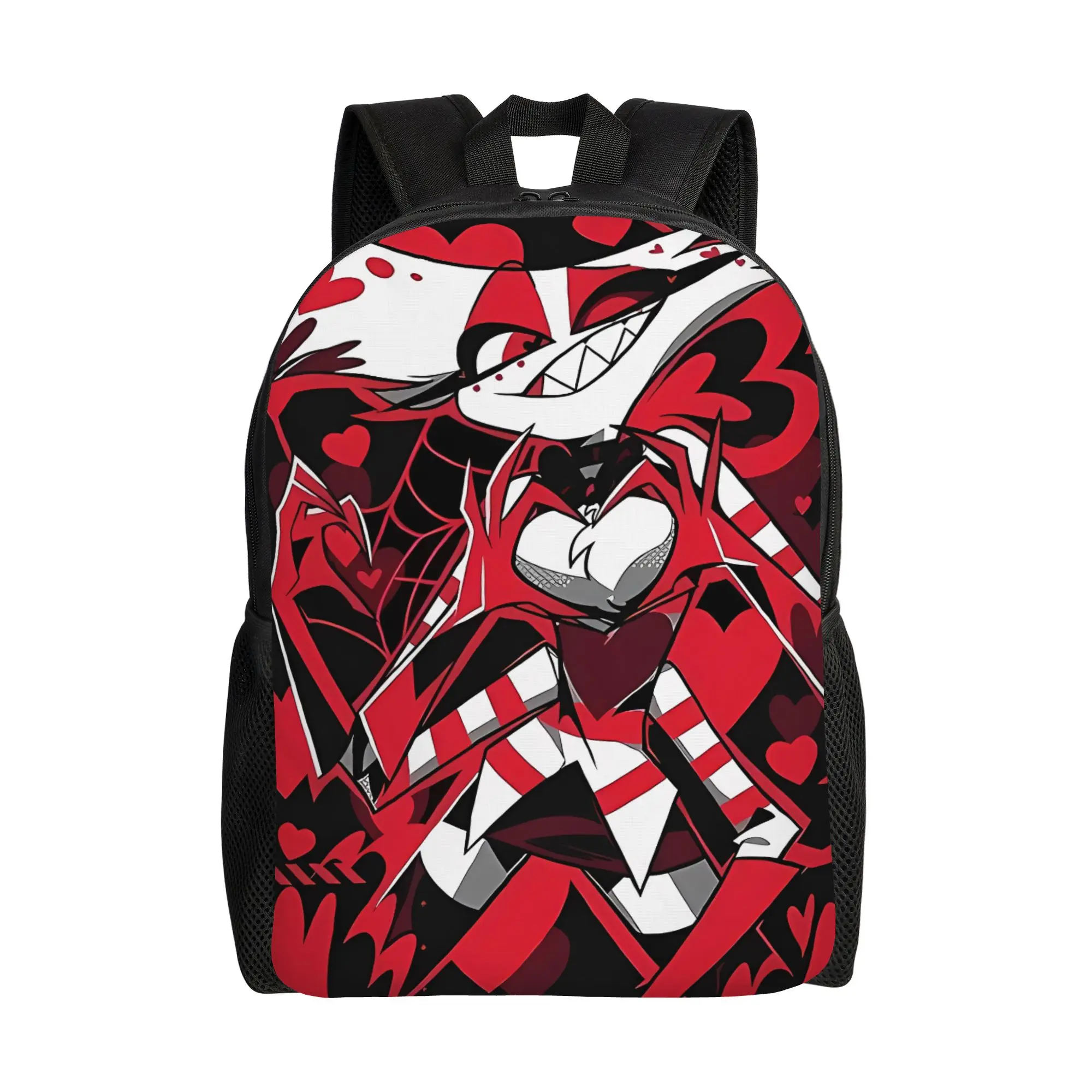 

Рюкзак H-Helluva Boss в стиле y2k, готический, женский, с графическим принтом, высококачественный, большой вместимости, школьный рюкзак, подарок