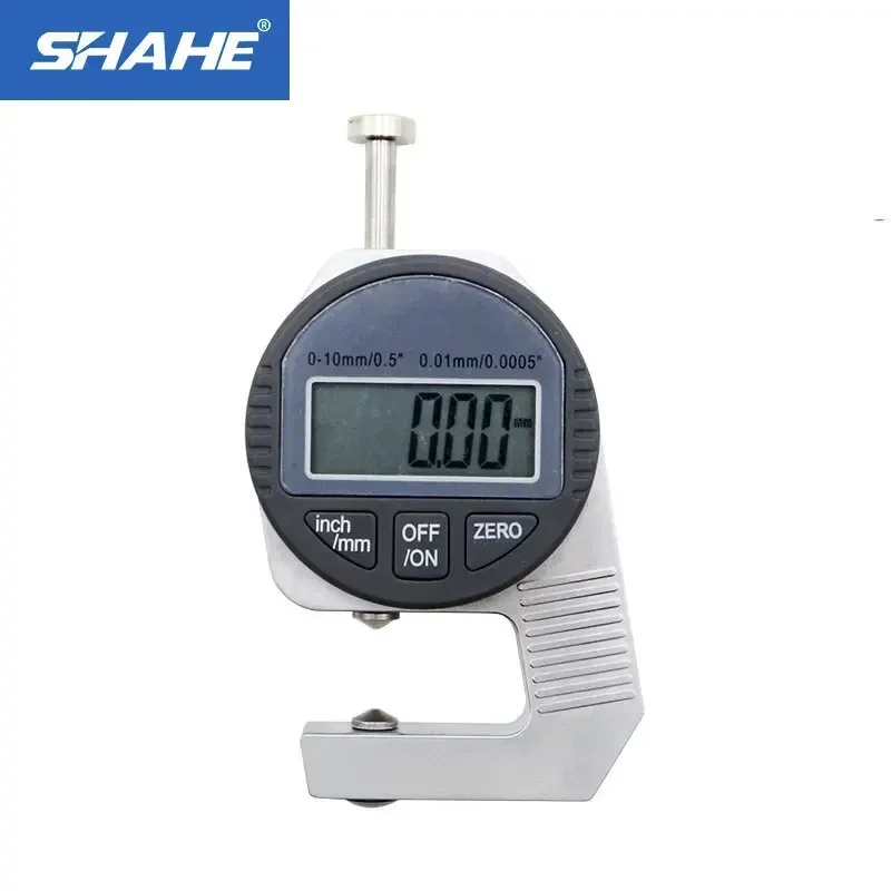 Portable Mini Precise Digital Thickness Gauge Meter Tester Micrometer Sharp Head Thickness Measurement Tool 0 To 12.7mm