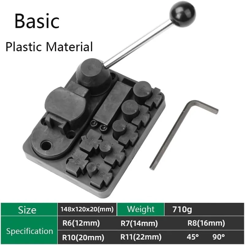 مجموعة أدوات ثني الأسلاك المعدنية AAAF مع قوالب قابلة للتعديل، لأداة ثني الملعقة ذاتية الصنع شديدة التحمل للعمل المعدني والمجوهرات