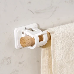 2 pçs auto adesivo hastes de cortina suporte branco cabide barra transversal clipes ganchos parede organizador trilhos rack armazenamento em casa