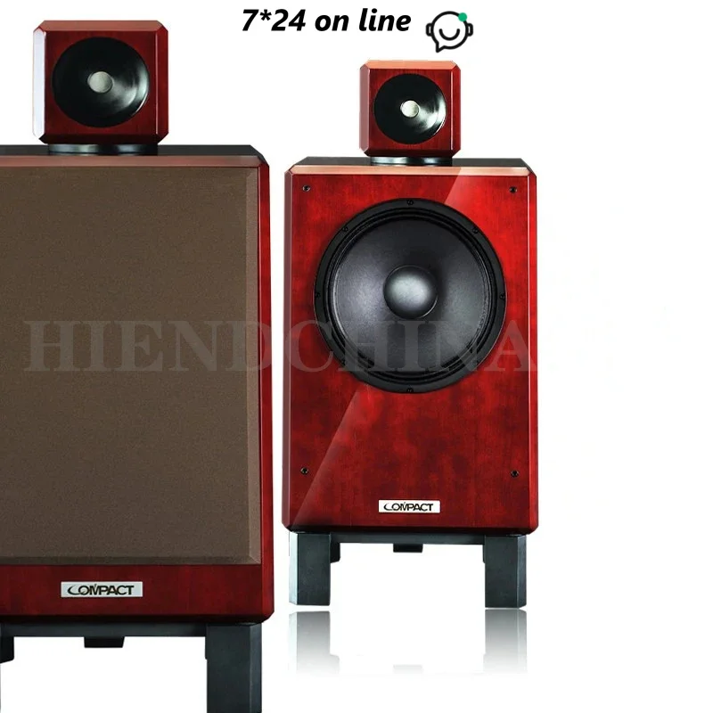 GZ-011 arma de cuerda 15 pulgadas hifi hogar bocina dividida estantería ultra importada altavoz 2-100W 8 ohm