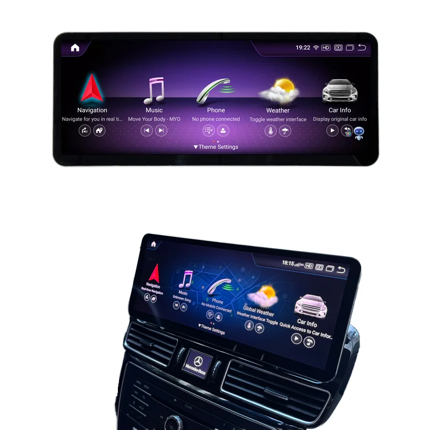 

For Mercedes-Benz GLE Couupe C292 GLS 63s 2016-2019 3200*1200p Touch Screen Upgrade Carplay Android AUTO System