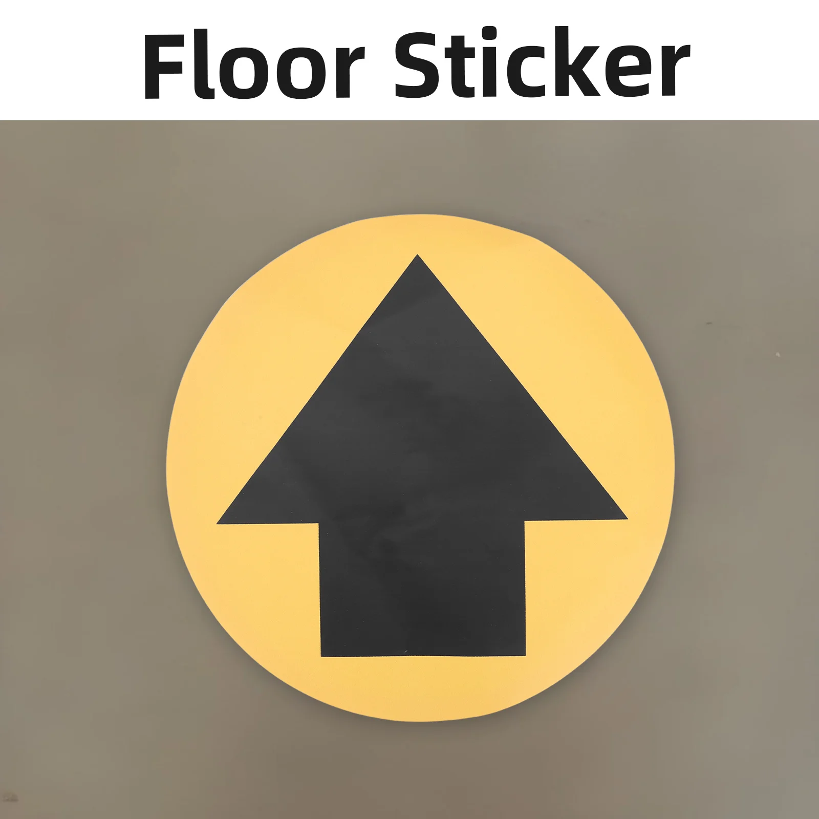 ملصق أرضية السهم، ملصق أمان اتجاهي، رؤية عالية، مقاومة للاهتراء، علامات تحذير ذاتية اللصق للمدرسة #5