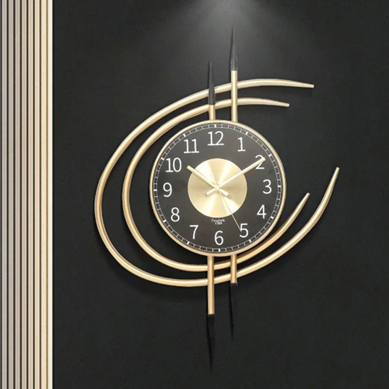 

Nordic Wall Clocks Luxury Design Clock Watch Creative Living Room Clock Modern Minimalism Silence Clocks Elegant Home Ornaments