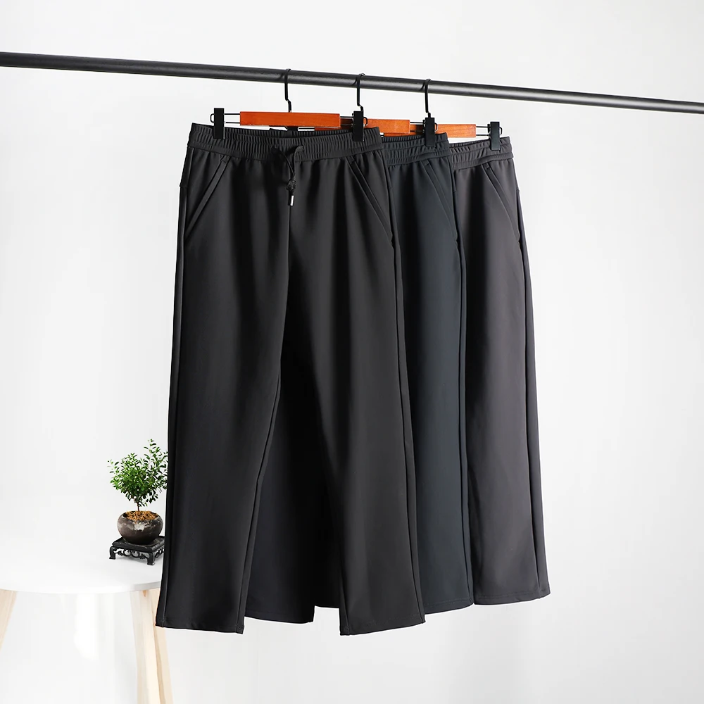 

Водонепроницаемые, ветрозащитные, утепленные флисом, эластичные брюки прямого кроя с эластичным поясом для мужчин, зимние, повседневные, универсальные, для поездок на работу и активного отдыха