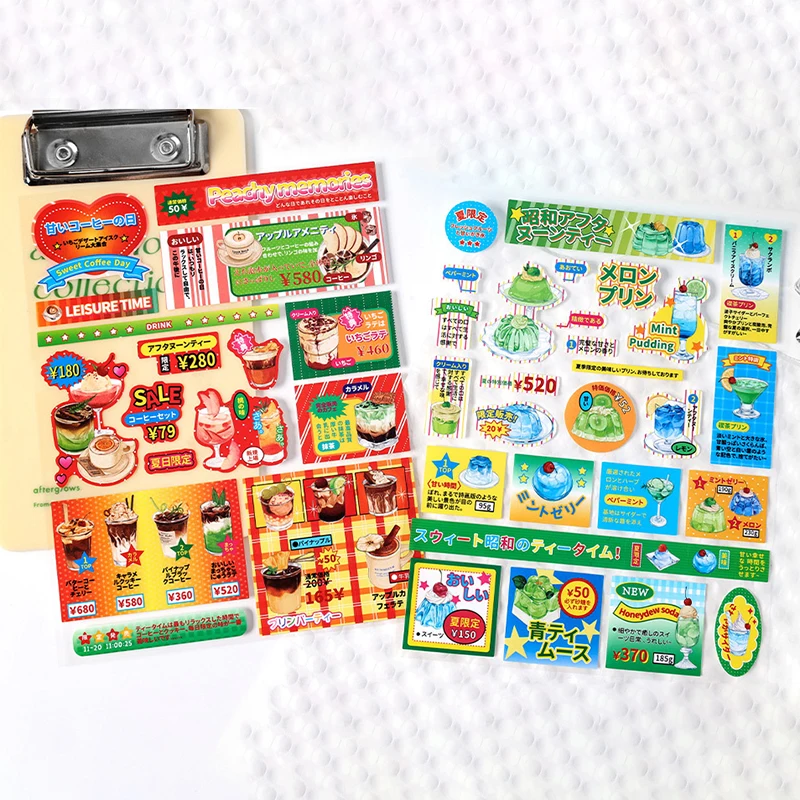 Cartoon Y2K Decorative Stickers For Scrapbooking Mobile Phone DIY Photo Card Decoration Collage Material Stickers