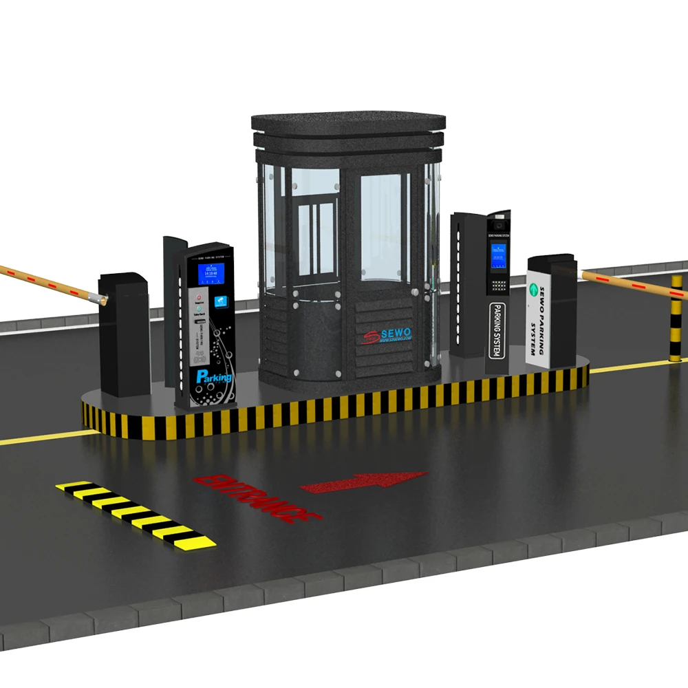 

SEWO Residential Parking System License Plate Recognition Low Noise Barrier Gate for Community Use