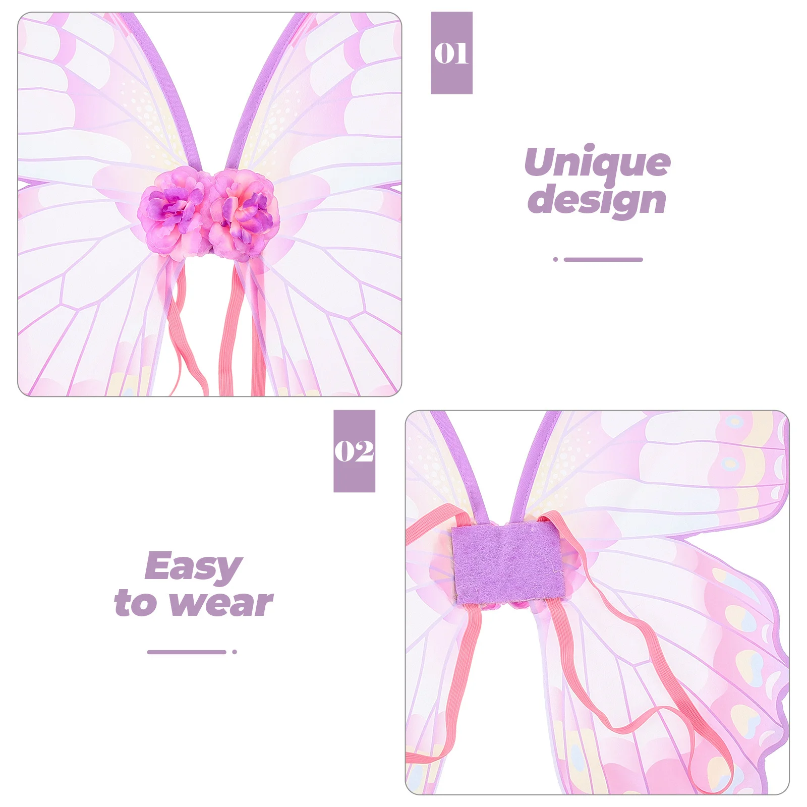 

1 шт., детская легкая фея с бабочкой, вечерние сувениры для косплея, реквизит для крыльев для девочек и женщин, праздничный сценический декор