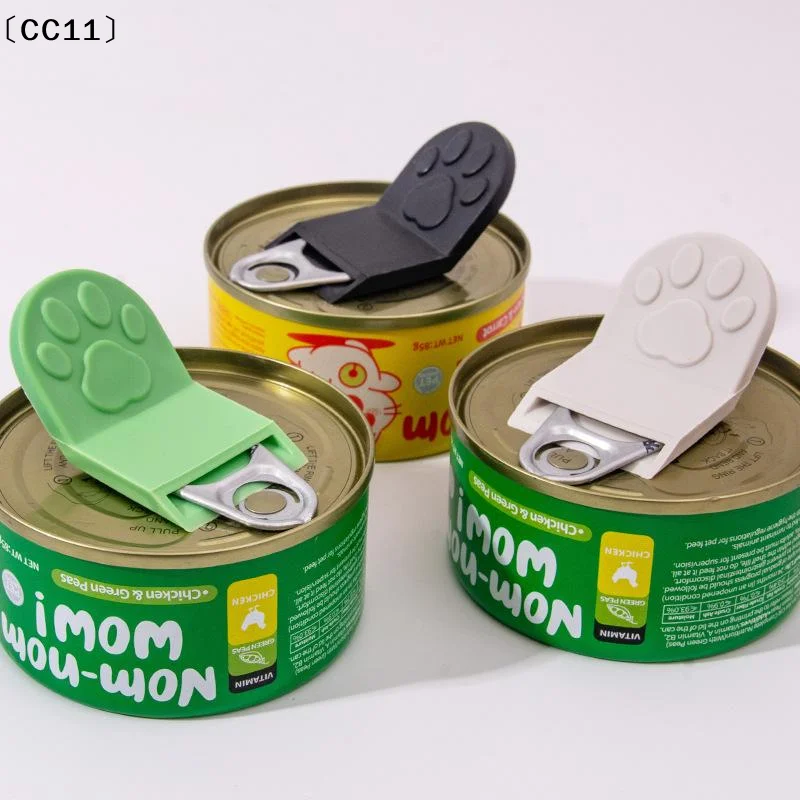 Cat Shape Pet Can Opener Portable Manual Can Opener For Wet Cat Food Cans And Pet Food Jars Easy Ring Pull Opener Tool〔CC11〕