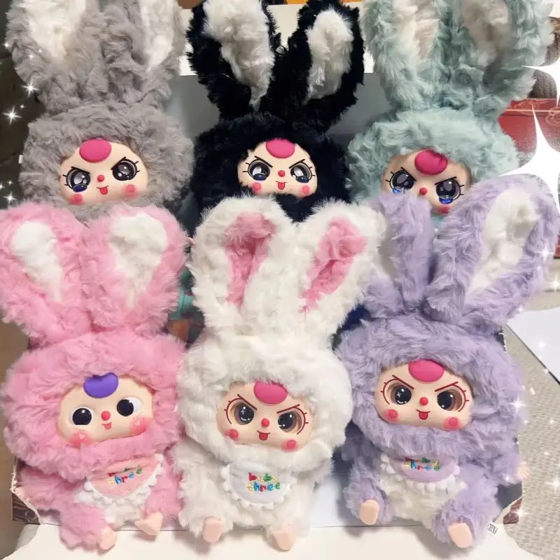 Baby Three Lily Rabbit Town Blind Box Handmade Toy, Cute Doll, Bag Pendant, and Gift for Collectors, Adorable Plush Keychain