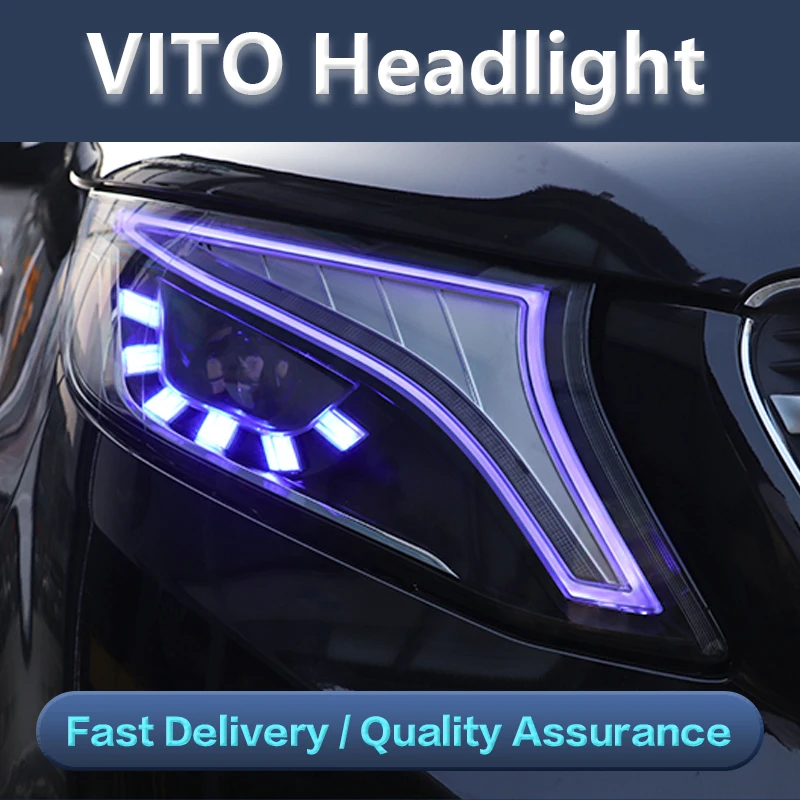 New Style Head Lamp for Benz 2015-2019 V260  Vito Headlights LED Headlight LED DRL Full LED