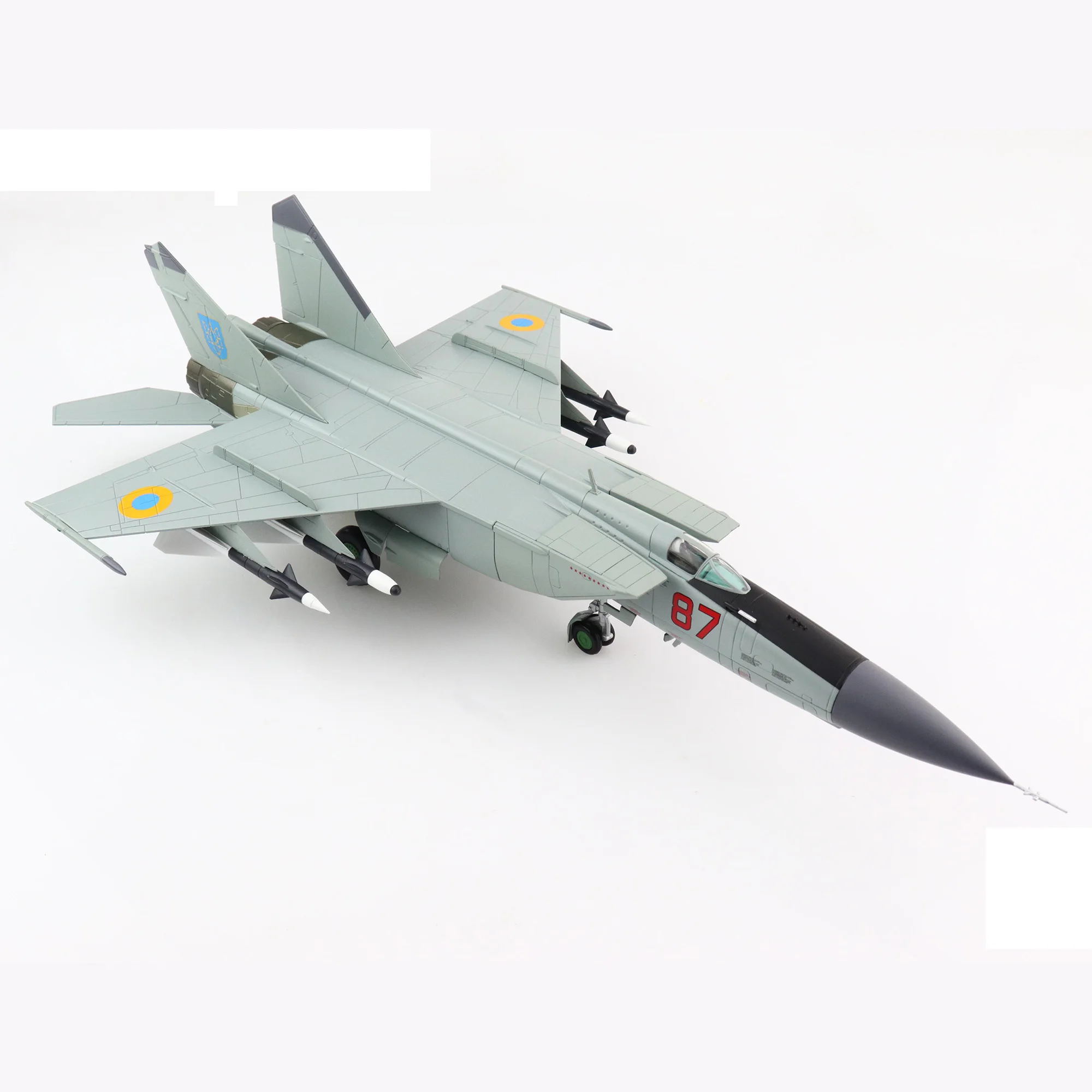 

Die cast MiG-25PDS Fighter jet Alloy Plastic Model 1:72 Scale Toy Gift Collection Simulation Display Decoration for Men's Gifts