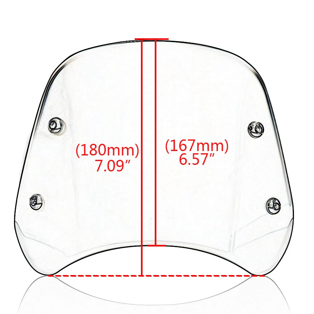 Motorcycle Front Fairing Windscreen Windshield Wind Deflector Smoke For Benelli Leoncino 250 Moto Accessory