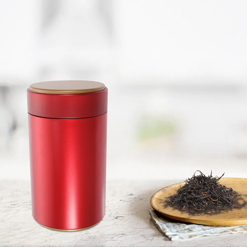 6個入り、ブリキ製の茶筒。密閉式で、乾燥食品の保存に最適。茶葉、コーヒー、キャンディー、砂糖、チョコレートなどを保管できます。オフィス、家庭、リビングルームに。