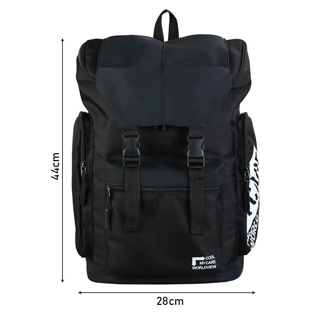 1 pz moda nero grigio studente zaino Computer portatile borsa da viaggio di grande capacità impermeabile 20L borsa da scuola uomo ragazzo studente