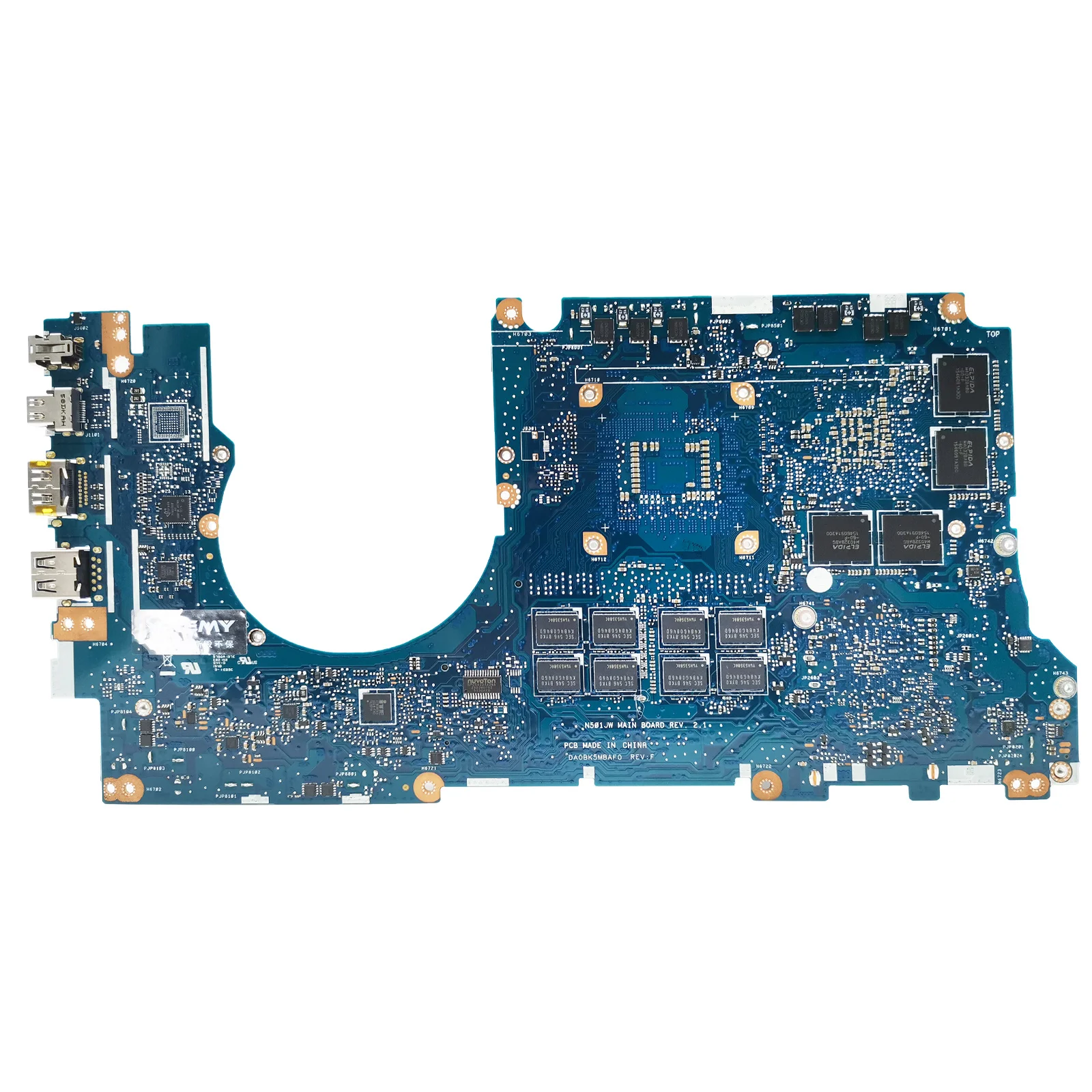 Placa base N501JW para ordenador portátil, placa base para ASUS G501J, N501J, G501JW, UX501J, UX501JW, G60JW, I5, I7, CPU GTX960M, 2G, V4G, 4G, 8G de RAM