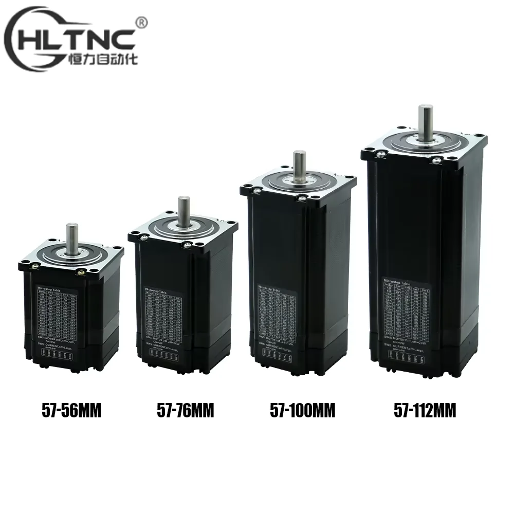 

HLTNC Nema23 57mm 1.2 2.2 2.8 3.2Nm Integrated Hybrid Servo motor with Driver 3.2A Closed Loop Stepper Motor For CNC 3D Printer