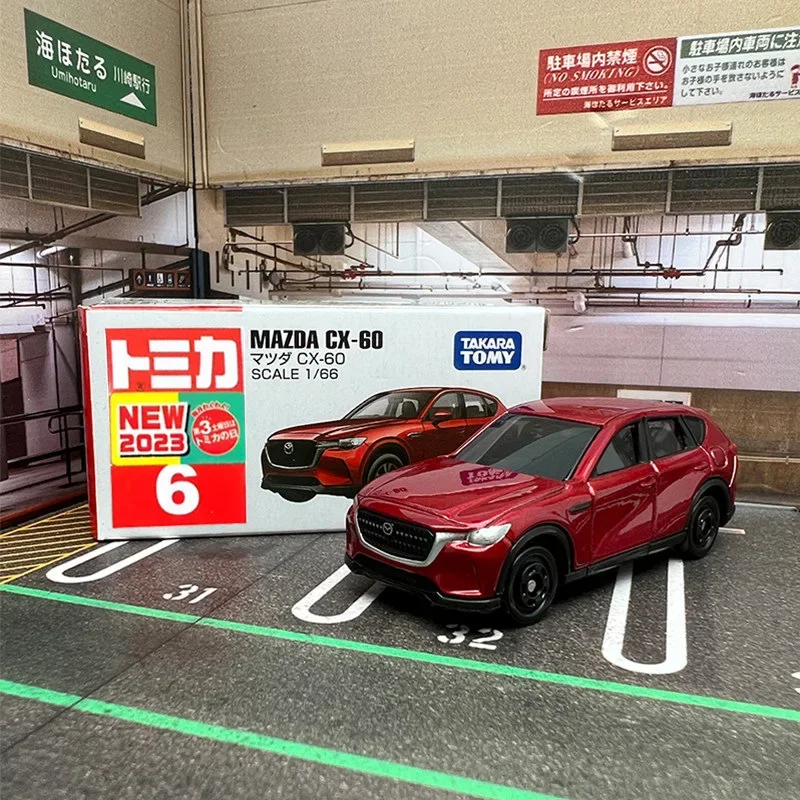 Takara TOMY Mazda CX-60 SUV Alloy Car Model Diecast Metal Toy Car Vehicles Model High Simulation Miniature Scale Childrens Gifts