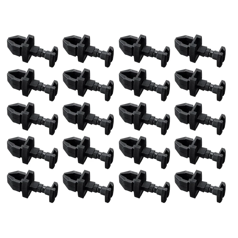 20 Pack Black Refrigerator Clips 617772 Latch Replacement For Refrigerator Service Vent Doors