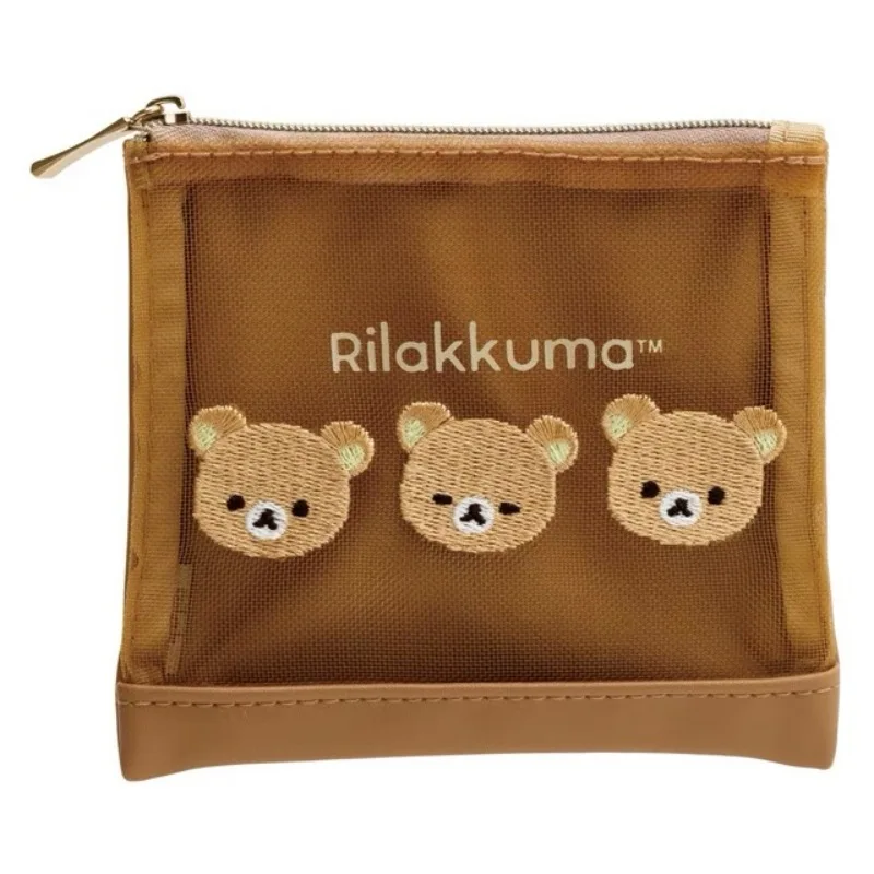

Kawaii Rilakkuma кошелек для монет новый милый кошелек с медведем для отдыха женский органайзер для путешествий косметички детская школьная портативная карманная книжка подарок