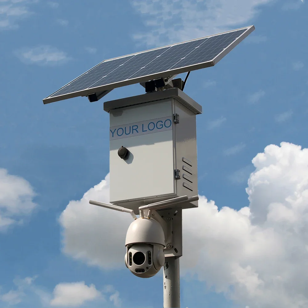 Professional 4G Solar CCTV Security System IP PTZ 6MP 8MP Camera PIR Siren Alarm Audio GSM Sim Card Slot Wireless Wifi CMOS