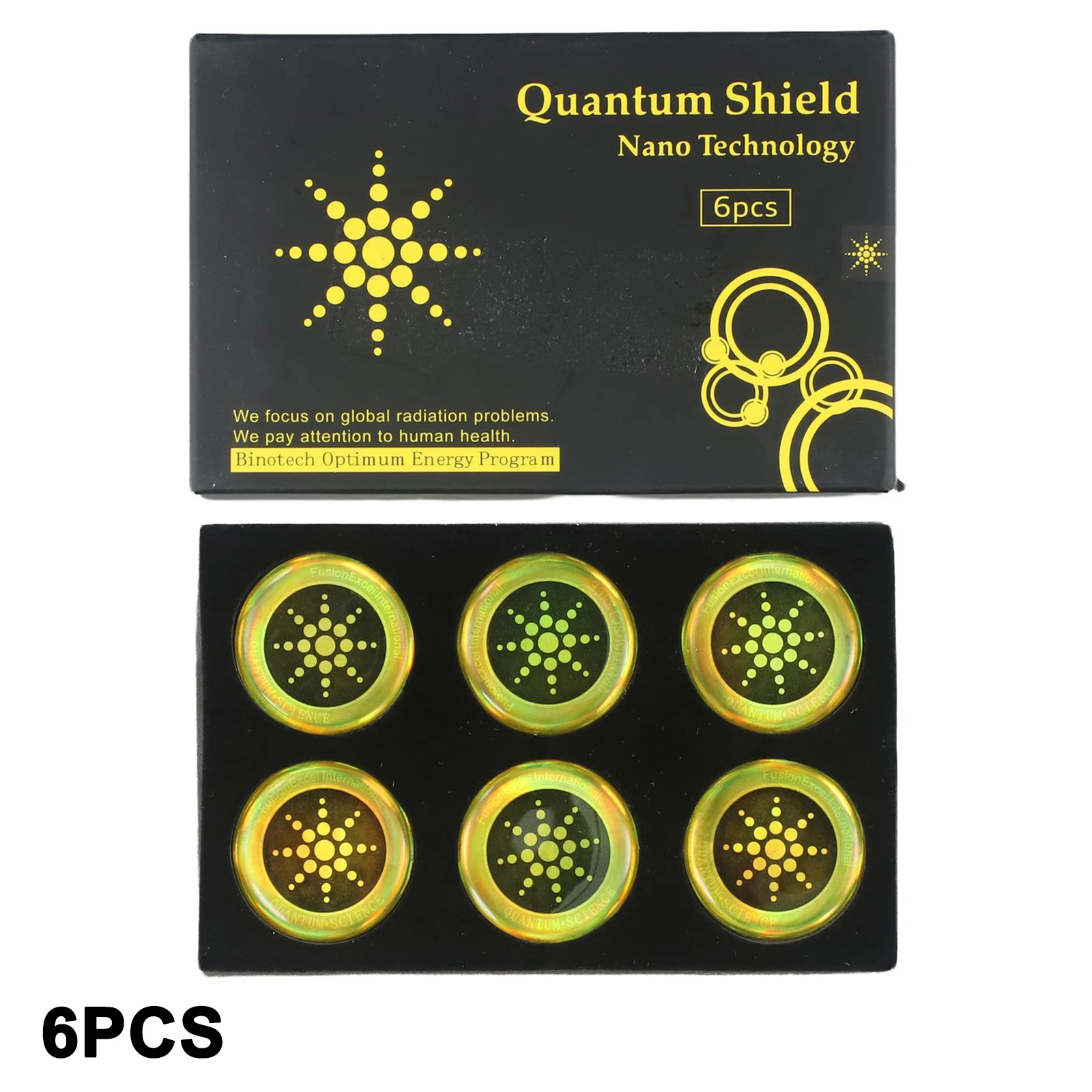 5G EMF Protection Radiation Shield Radiation Protection 6 Stickers Anti Radiation Shield EMF Radiation Protection