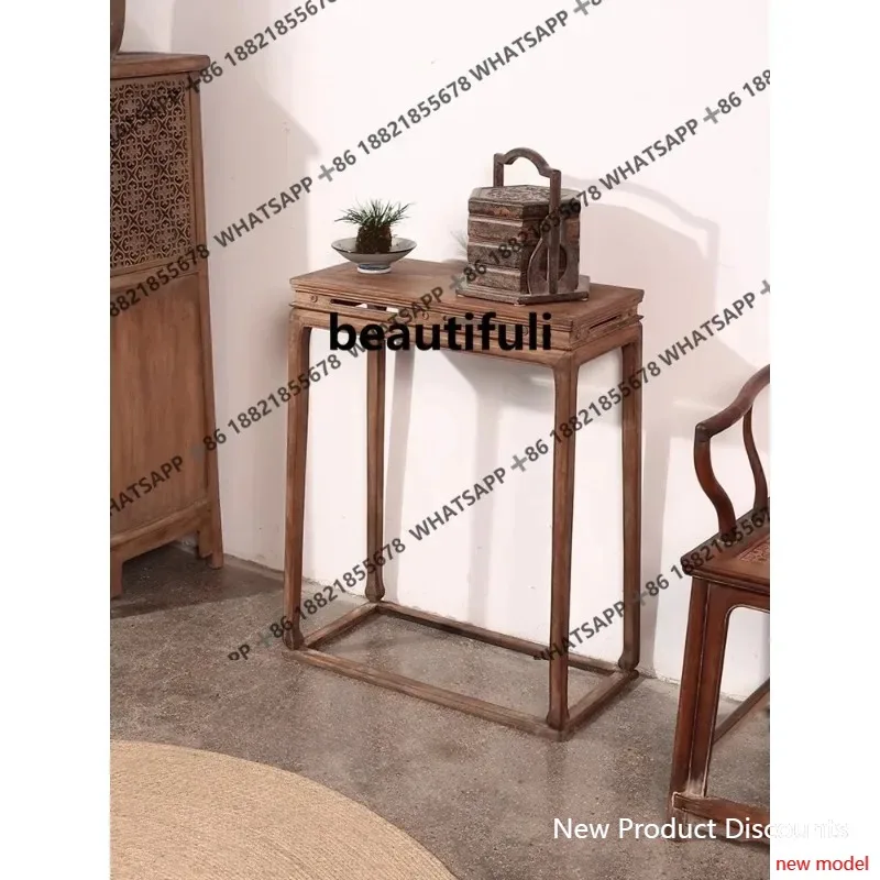 New Xuanguantai strip case flower sides storage table solid wood