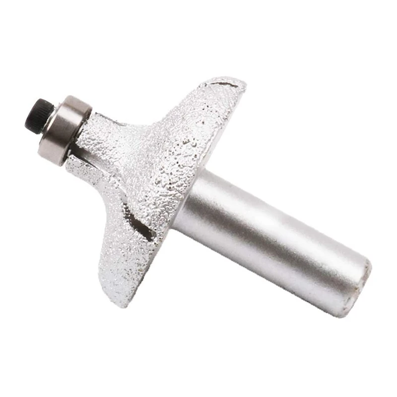 Diamond Router Bits 1/2 inch Shank Brazed Profile Wheel for Quartz Stone Artificial Stone Granite Marble Ceramic