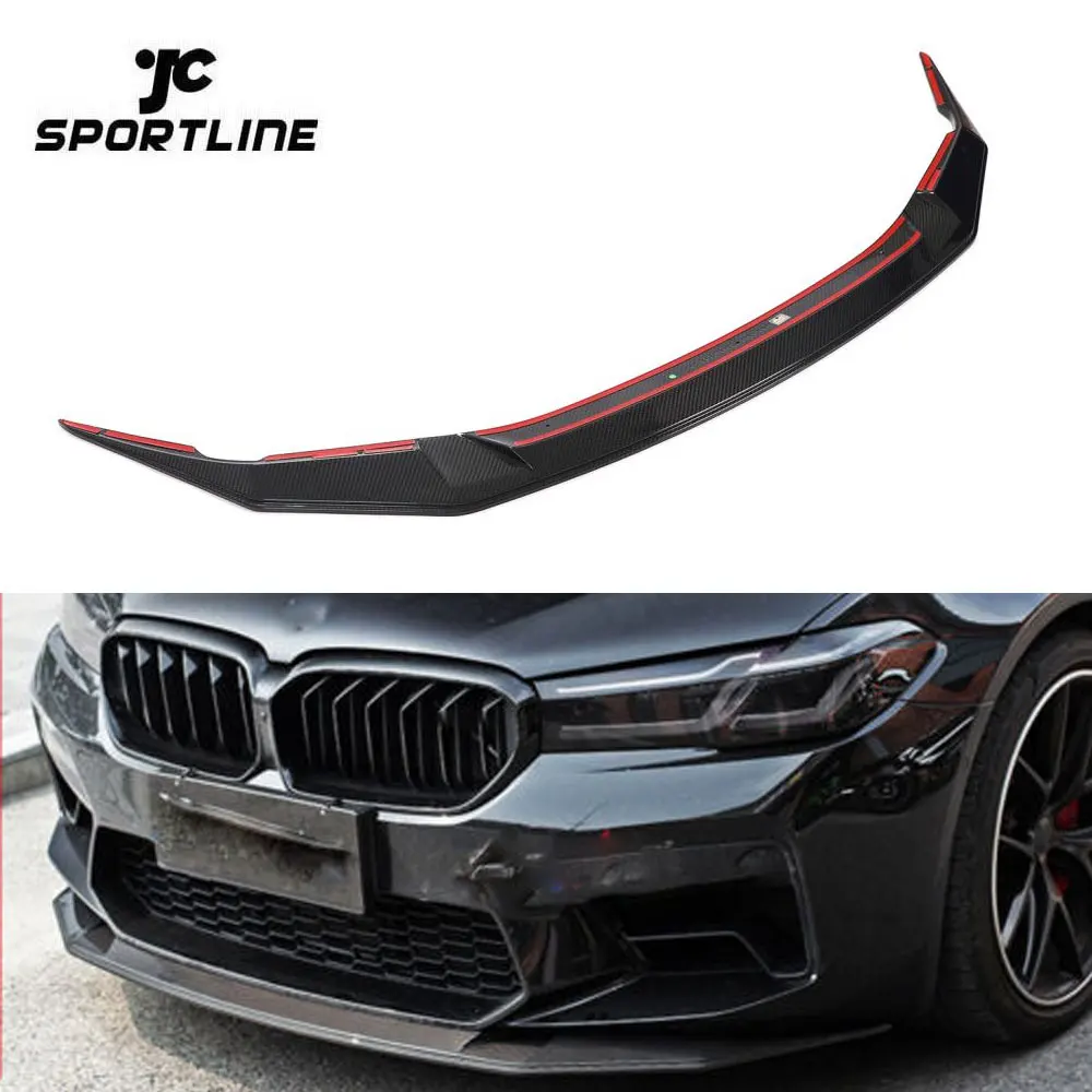 

Modify Luxury 5 Series F90 Dry Carbon Fiber Car Front Spoiler Bumper For BMW F90 M5 Sedan 4-Door 2021